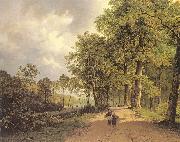 Barend Cornelis Koekkoek View of a Park oil painting picture wholesale